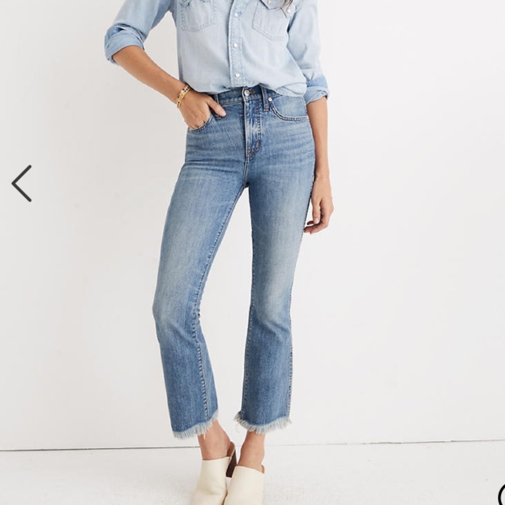 madewell cali demi boot cut jeans